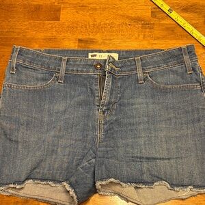 Levi Blue Denim Shorts